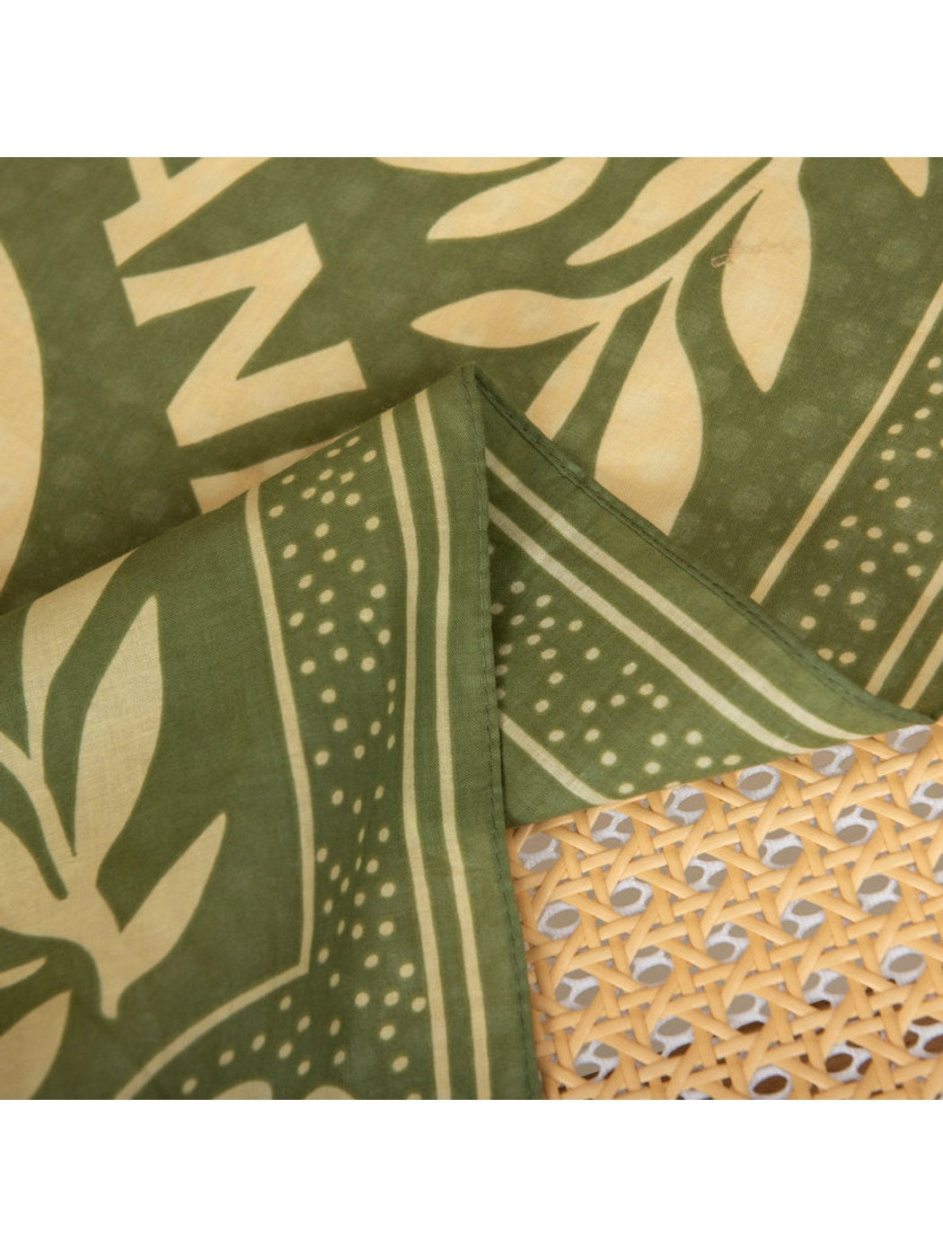 Scarvii - Animal Print Floral Border Square Scarf