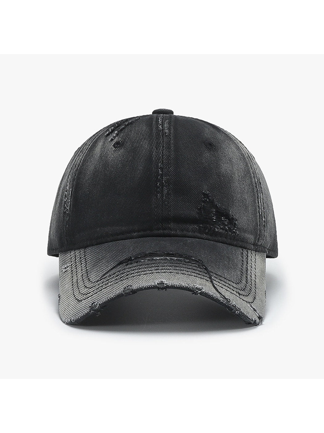 Haila - Solid Color Round Crown Everyday Baseball Cap