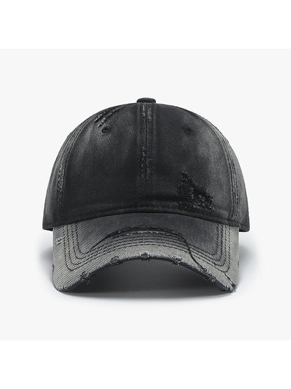 Haila - Solid Color Round Crown Everyday Baseball Cap
