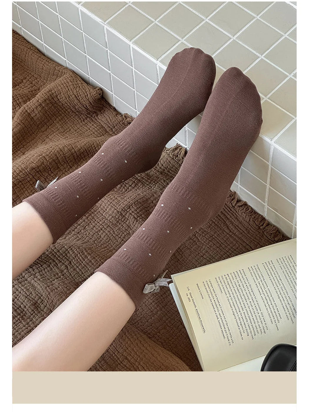 Rufia - Patterned Crew Socks