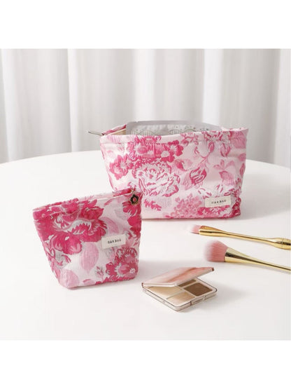 Cosbai - Vintage Floral Cosmetic Bag