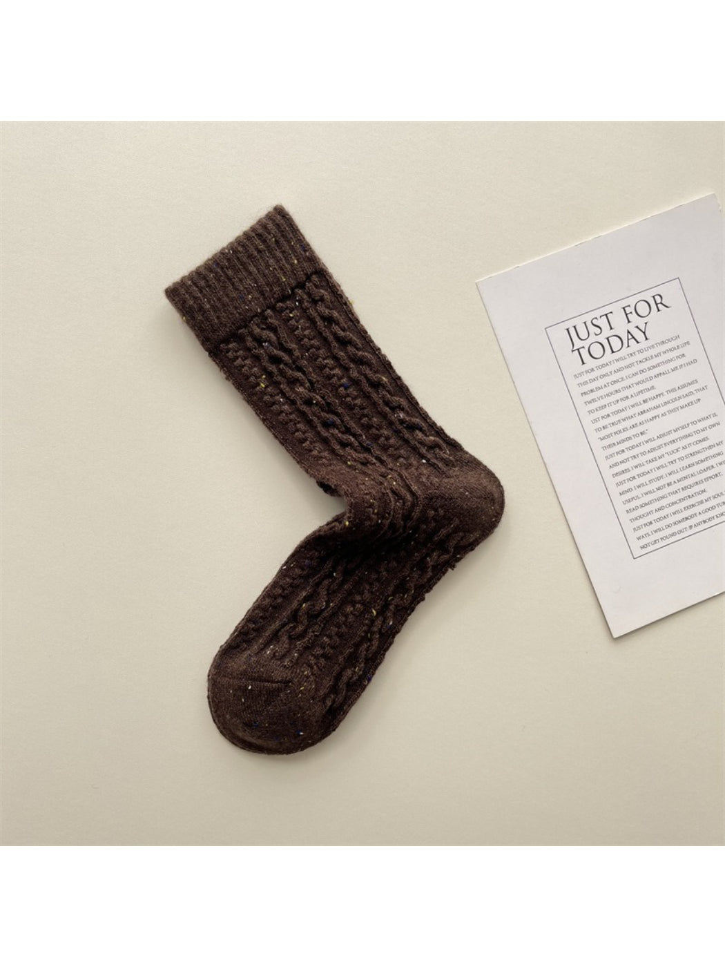 Rufia - Cozy Cable Knit Crew Socks product image 7