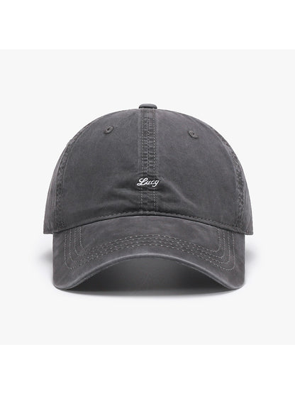 Haila - Curved Brim Round Crown Baseball Cap