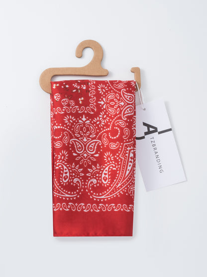 Scarvii - Paisley Print Square Scarf