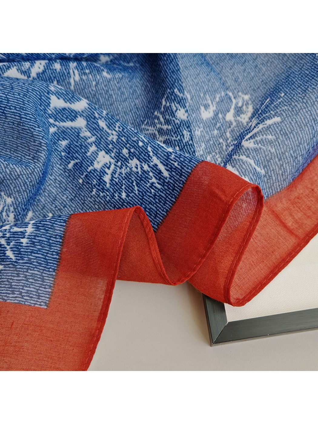 Scarvii Soft Burst Motif Square Scarf