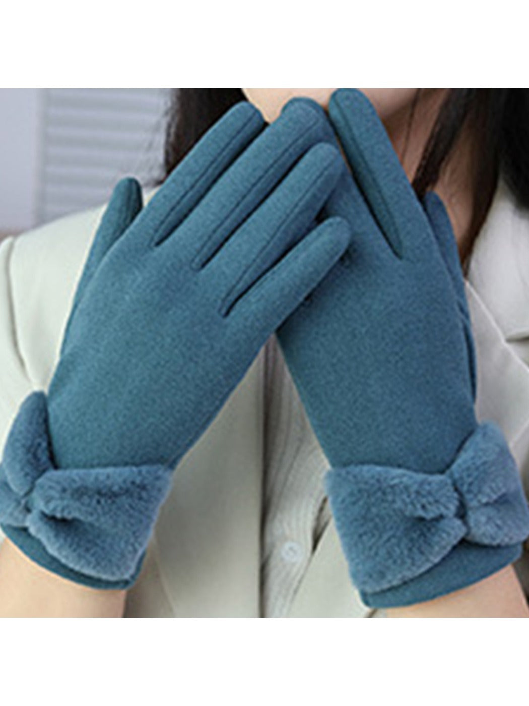 Gloving - Women's Winter Touchscreen Gloves with Bow