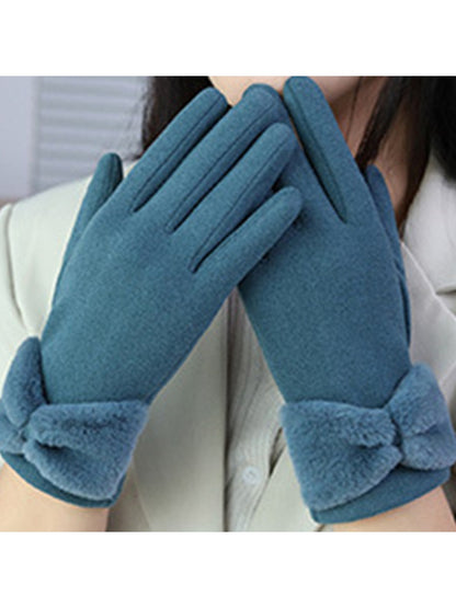 Gloving - Women's Winter Touchscreen Gloves with Bow