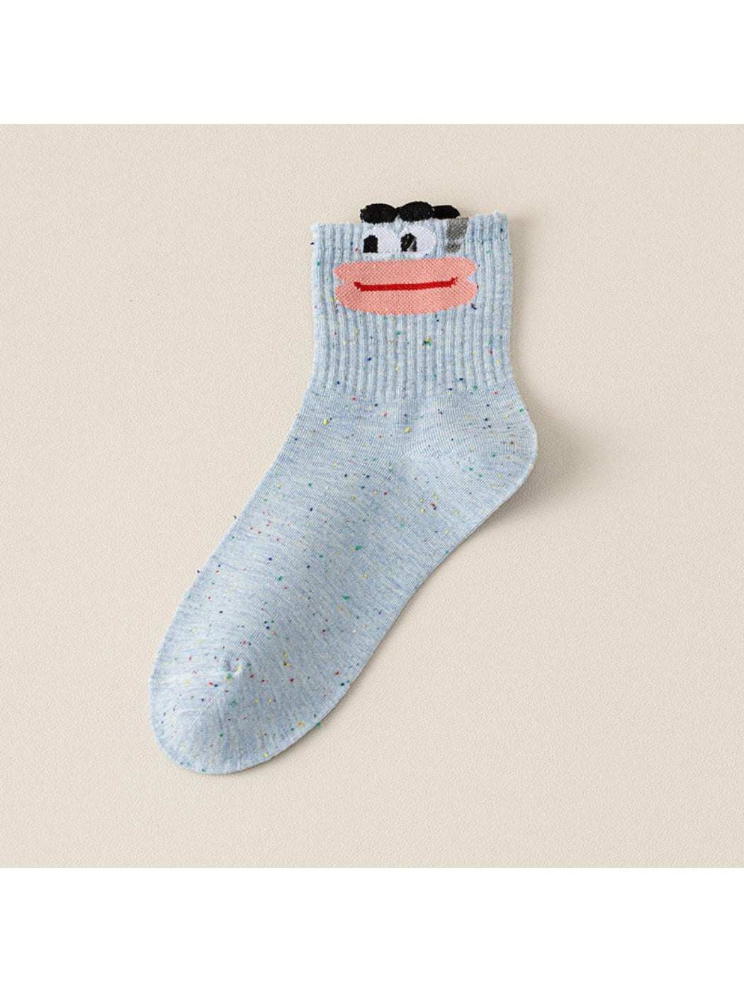 Rufia - Funny Face Confetti Crew Socks