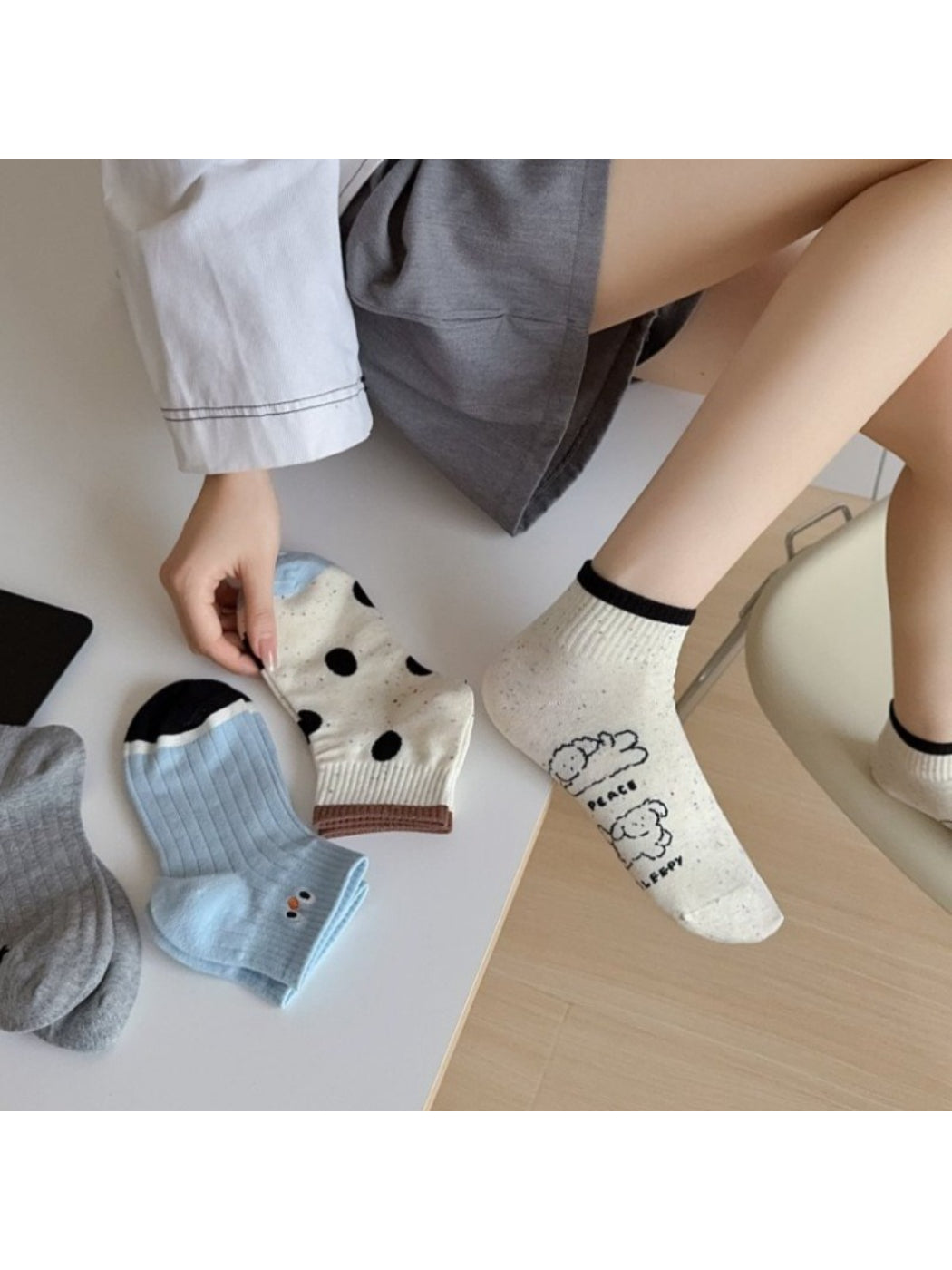 Rufia - Playful Graphic Sneaker Socks product image 2