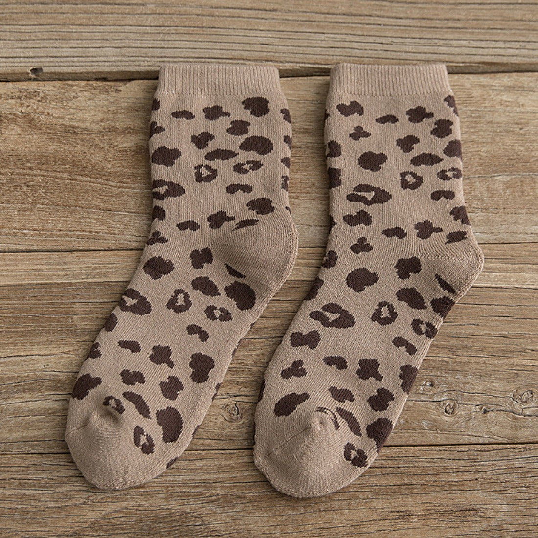 Rufia - Spotted Leopard Print Socks