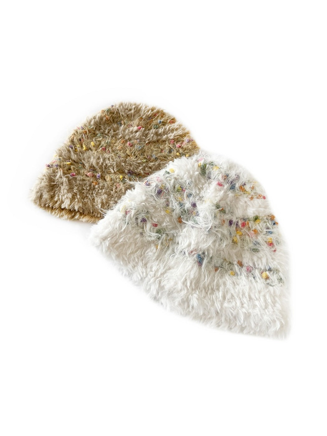 Haila - Knitted Bucket Hat with Polka Dot