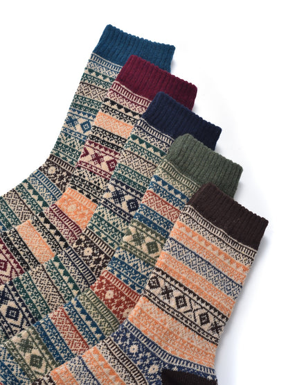 Rufia - 5 Pairs Unisex Bohemian Socks product image 3