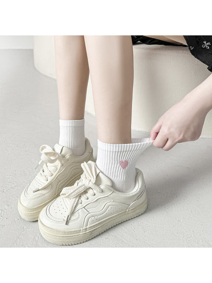 Rufia - Simple Heart Motif Ankle Socks product image 3