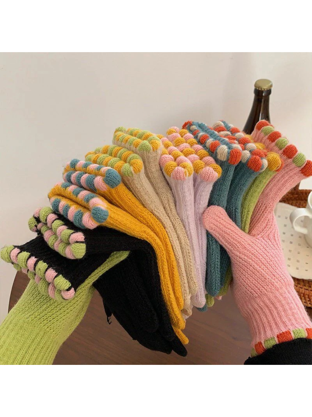 Gloving - Ribbed Knit Touchscreen Gloves