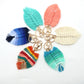 Koco - Handwoven Cotton Leaf Tassel Keychain