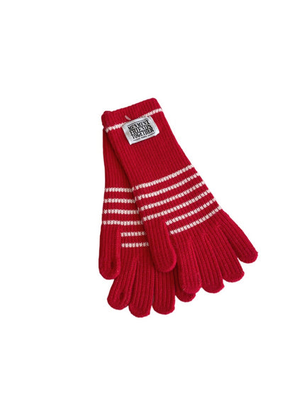 Gloving - Striped Women's Gloves with Tag