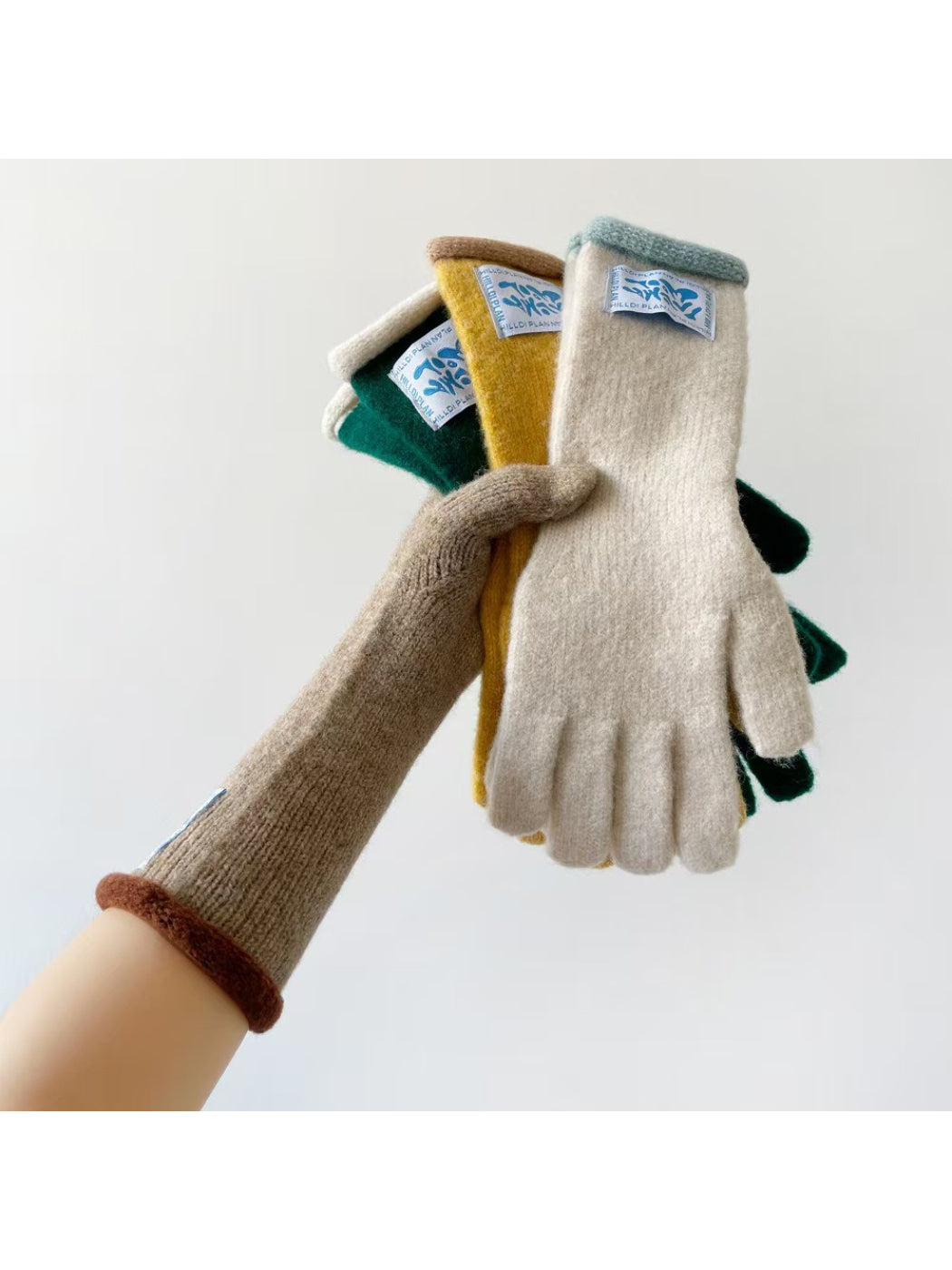 Gloving - Classic Solid Knit Winter Gloves