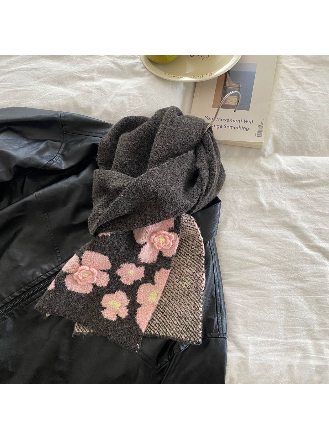 Scarvii - Floral Pattern Winter Scarf