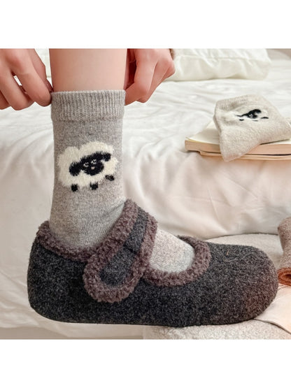 Rufia - Cozy Cute Lambs Women's Socks