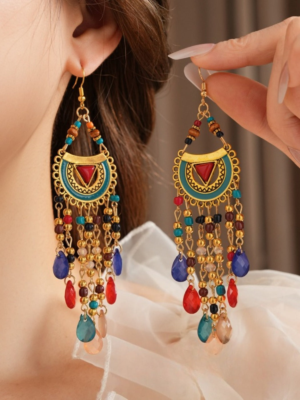 Earwish - Boho Vintage Teardrop Earrings