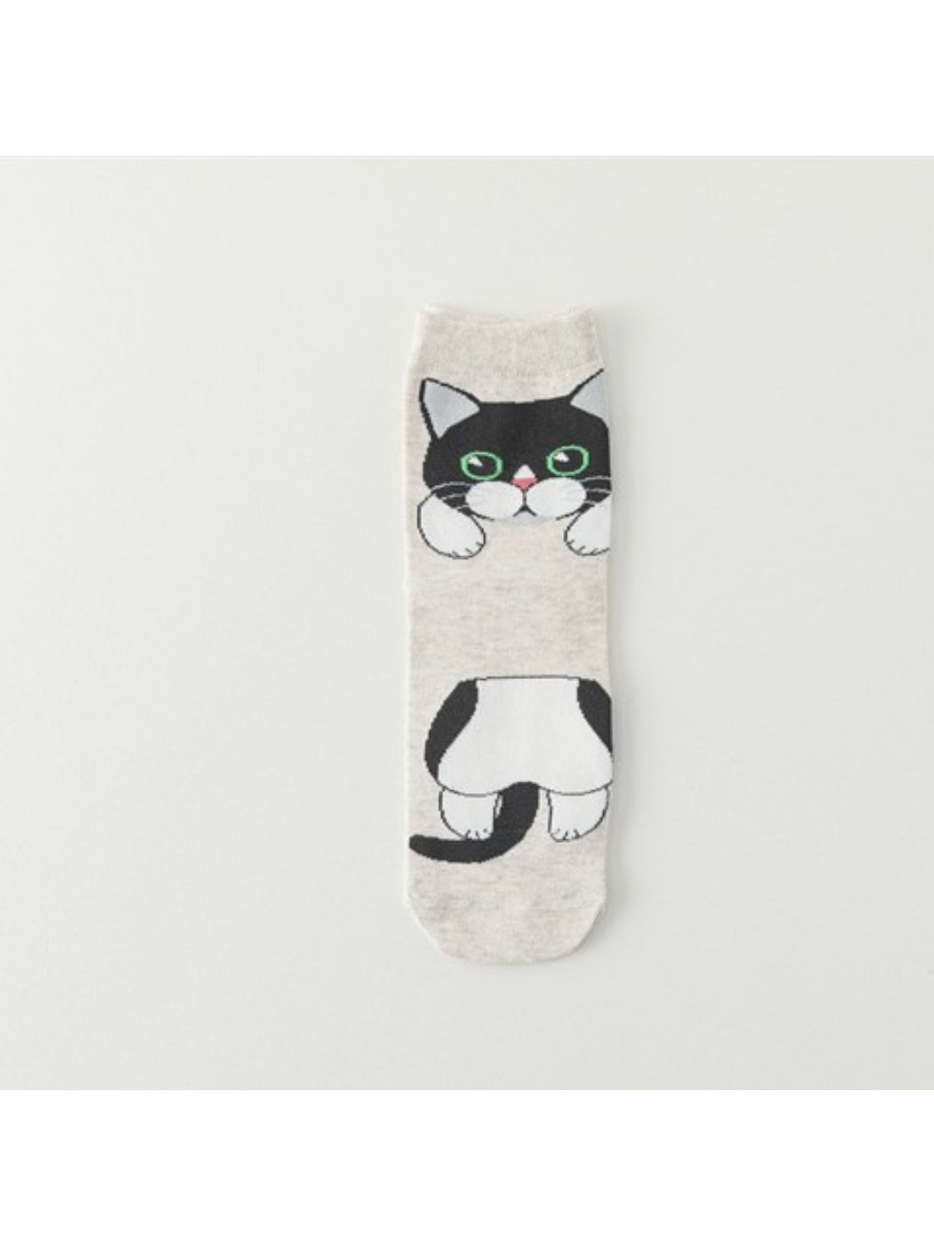 Rufia - Playful Big-Eyed Cat Face Socks