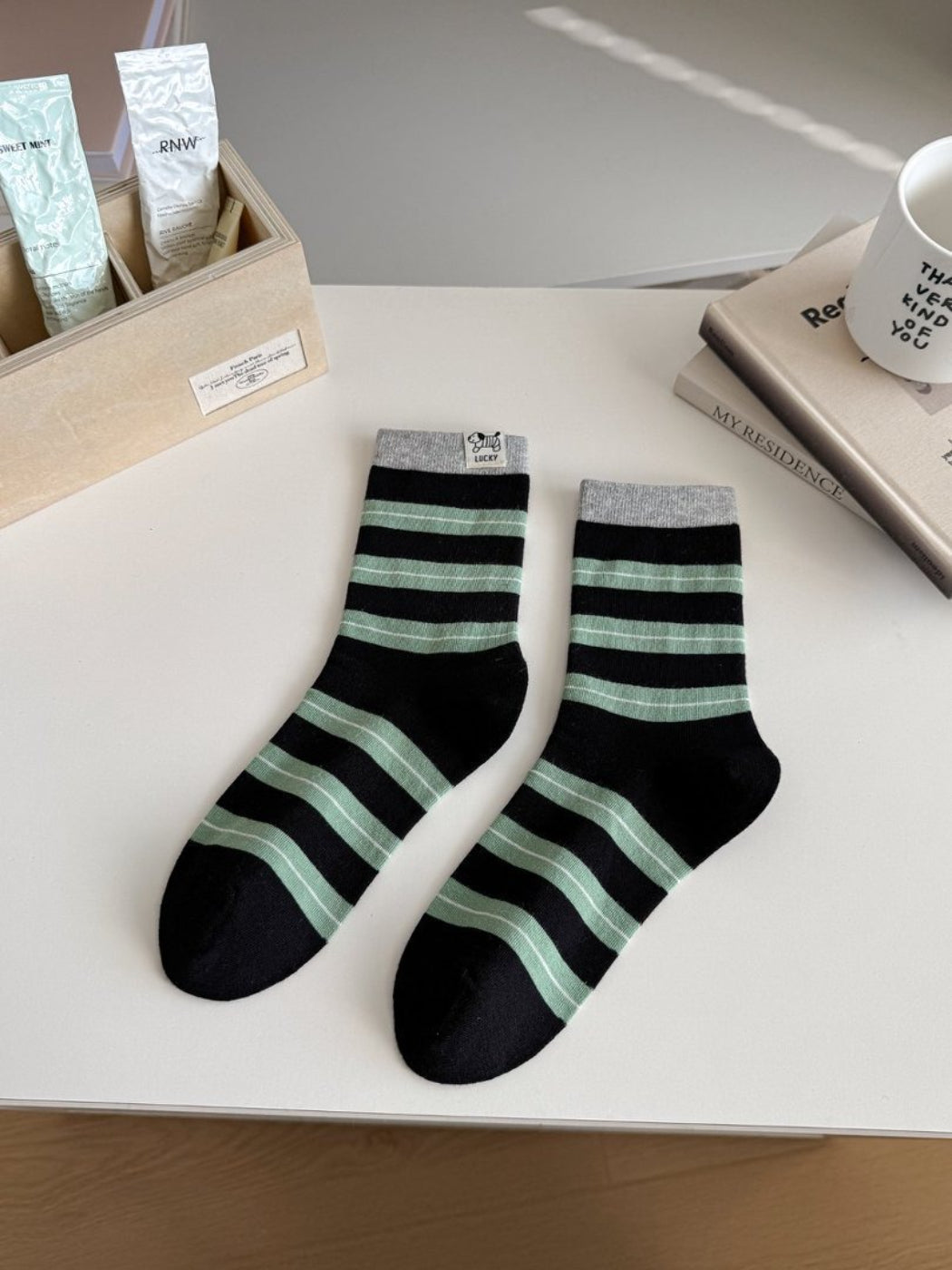Rufia - Playful Stripe Crew Socks product image 4