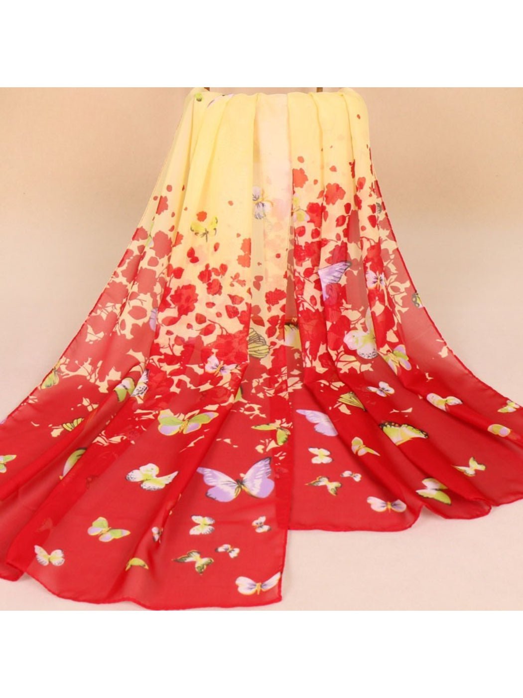 Scarvii - Spring Summer Butterfly Print Scarf