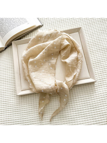 Scarvii - Ditsy Daisy Ruffle Edge Scarf