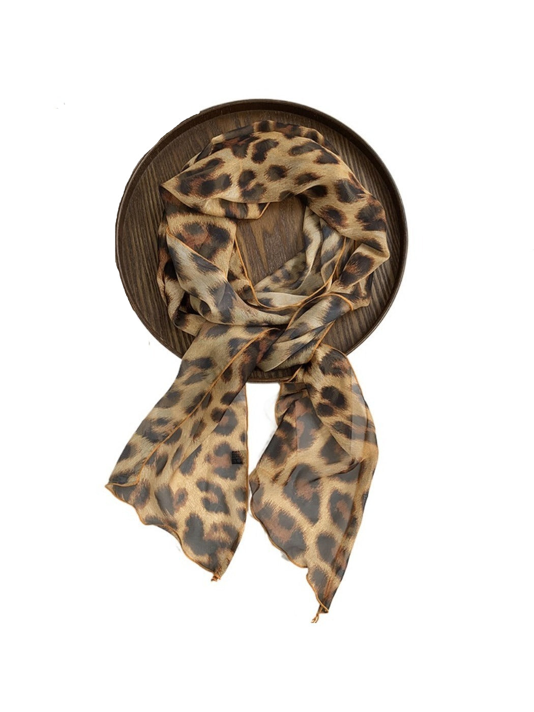 Scarvii - Lightweight Elegant Leopard Print Scarf