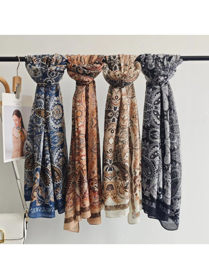 Scarvii - Paisley Floral Medallion Scarf