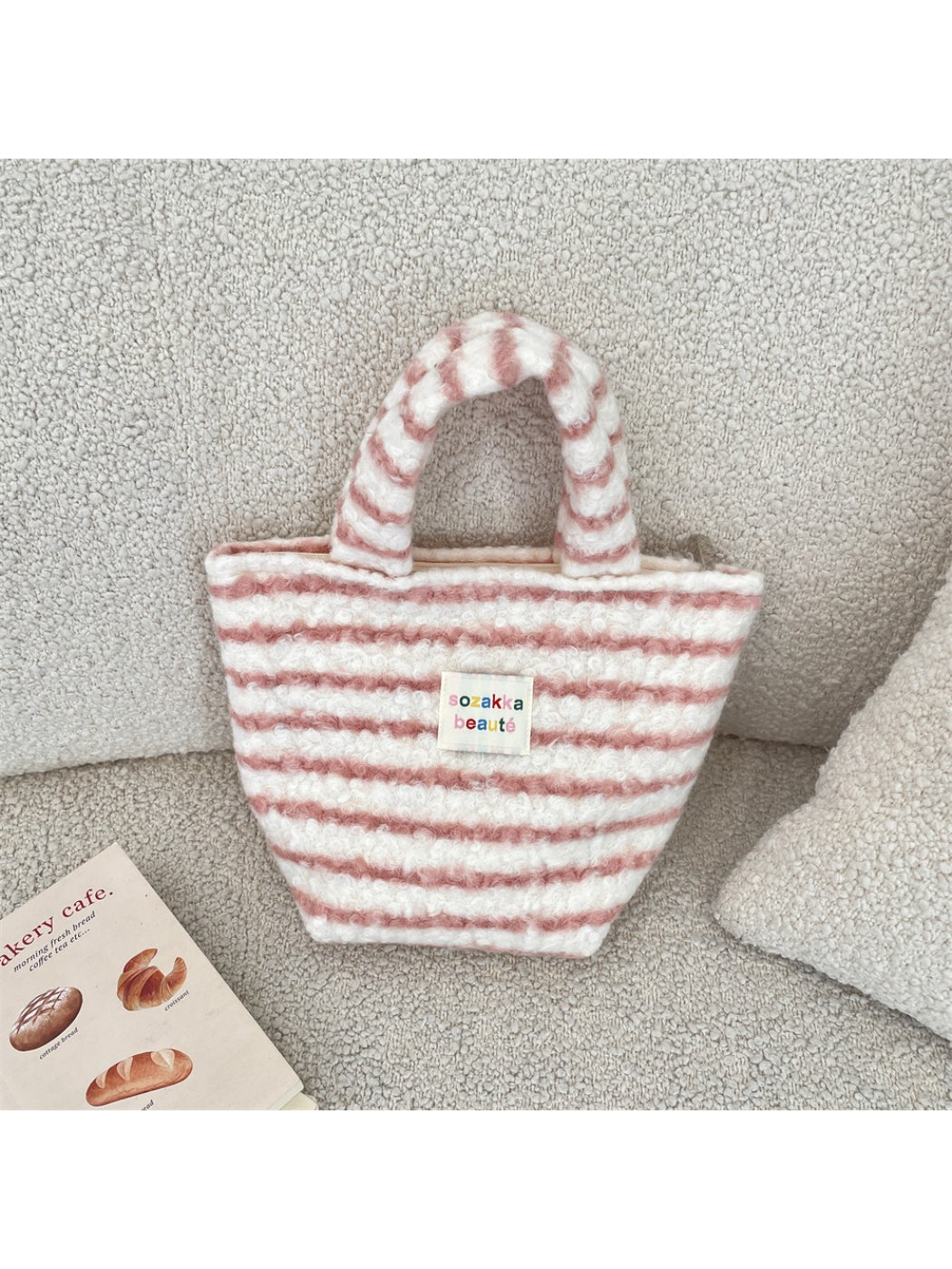 Cosbai - Mini Soft Textured Tote Bag