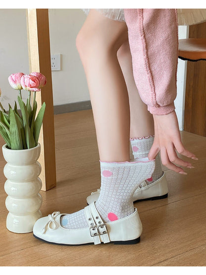 Rufia - Pastel Texture Mix Crew Socks