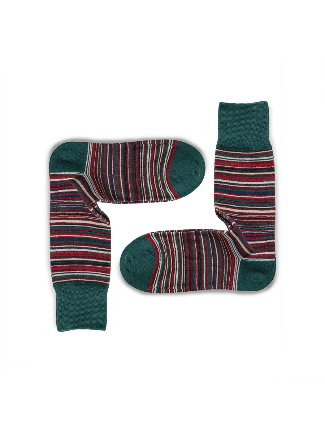 Rufia - Modern Stripe Detail Crew Socks