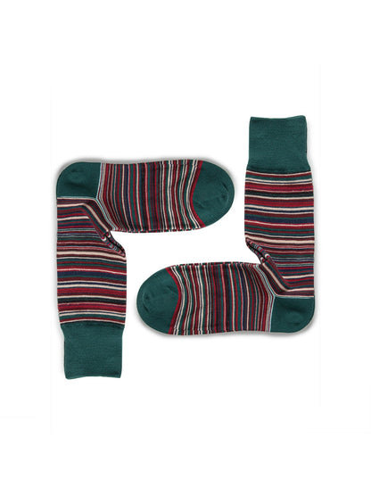Rufia - Modern Stripe Detail Crew Socks