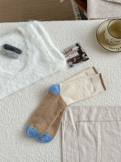 Rufia - Soft Colorblock Crew Socks