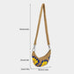 Cosbai - Floral Crochet Mini Dumpling Bag