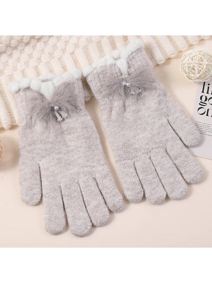 Gloving – Pom Plush Winter Gloves