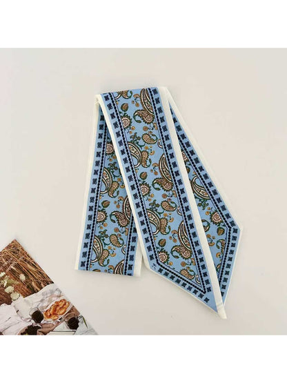 Scarvii Classic Paisley Skinny Scarf