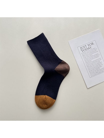 Rufia - Color Block Ribbed Crew Socks product image 6