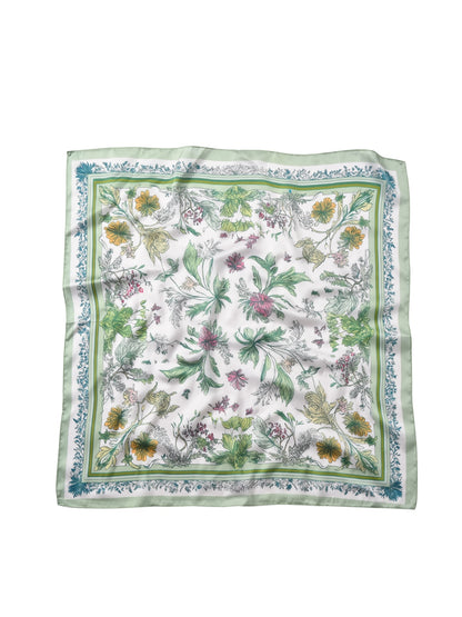 Scarvii - Vintage Botanical Border Square Scarf