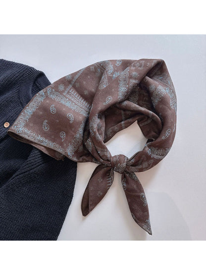 Scarvii - Vintage Paisley Accent Scarf