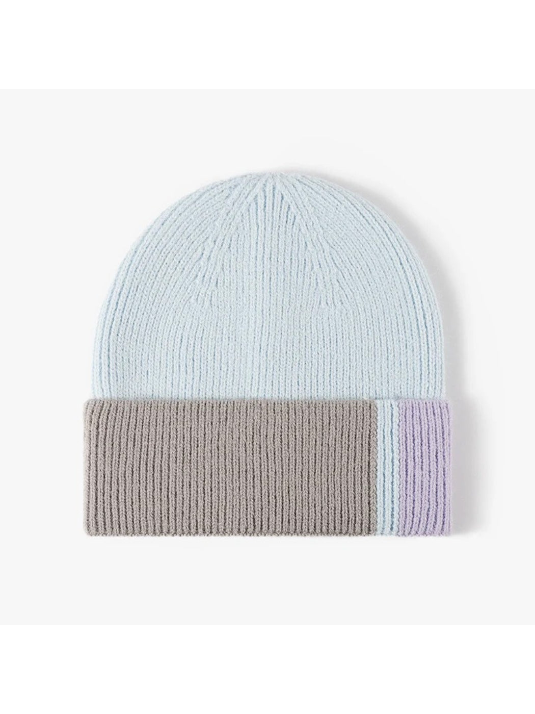 Haila - Colorblock Single-Layer Knit Beanie
