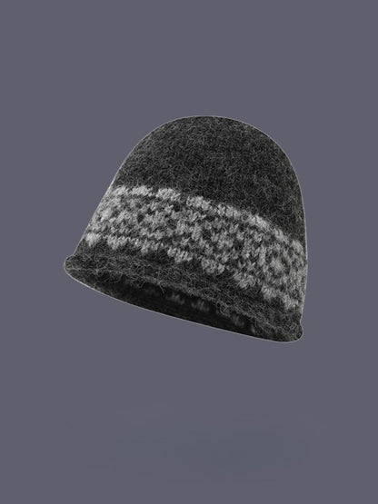 Haila – Vintage Jacquard Earflap Beanie
