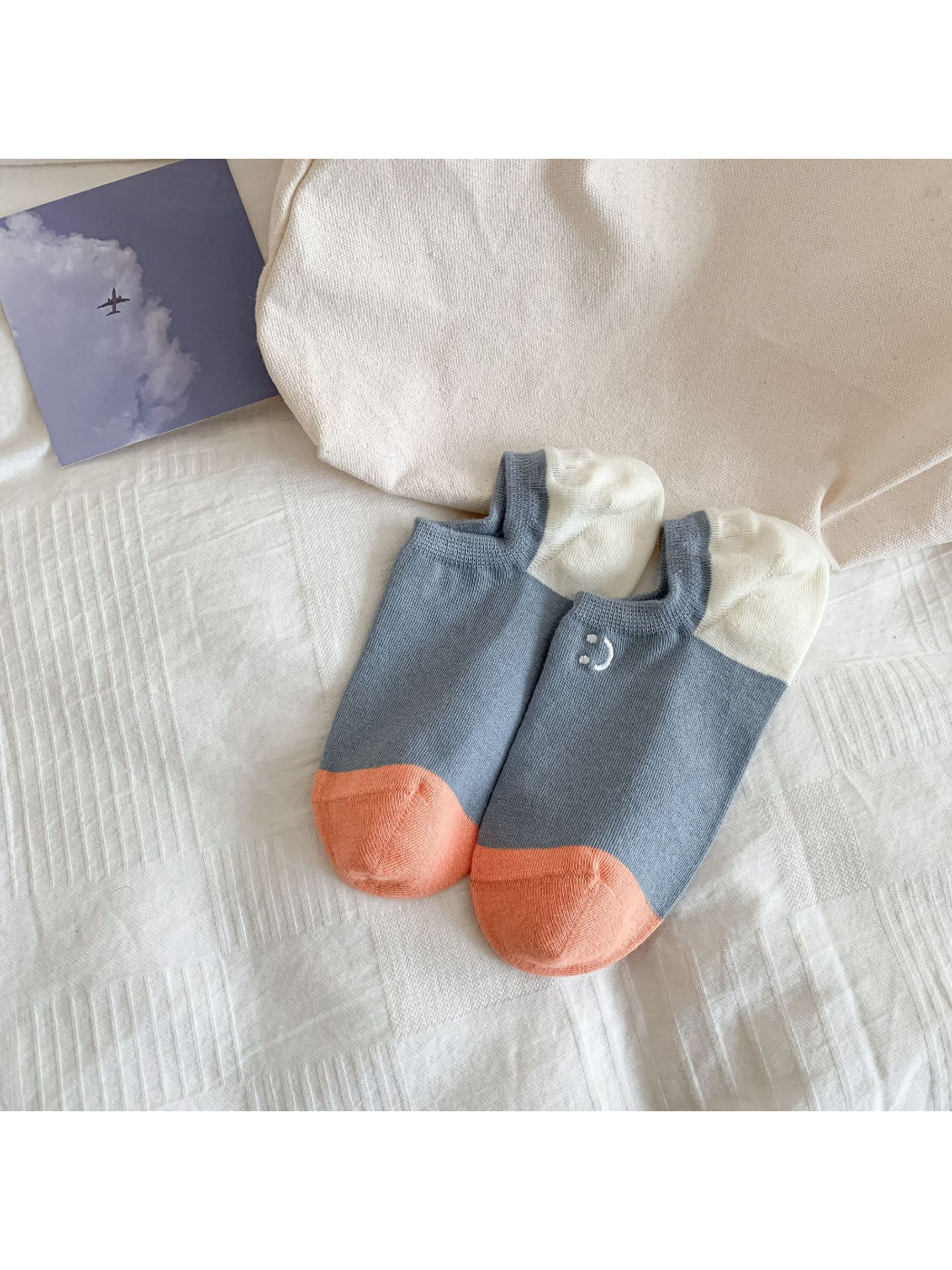 Rufia - Smile Color Block No Show Socks product image 4