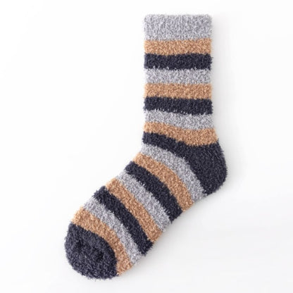 Rufia - Striped Men's Towel Socks