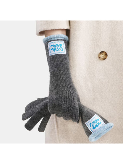 Gloving - Classic Solid Knit Winter Gloves