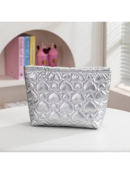 Cosbai - Minimalist Pattern Cosmetic Organizer Bag