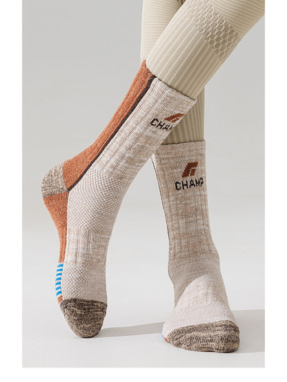 Rufia - Mixed Knit Crew Socks