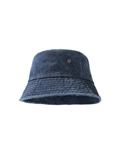 Close-up of Haila bucket hat brim and stitching details