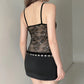 Vesty - Mesh Panel Camisole - Retro and Sexy